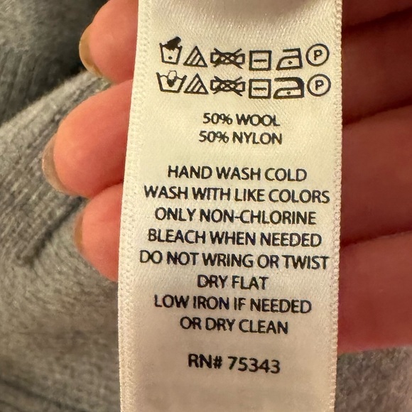 Rachel Zoe Light Grey Wool Cardigan | Small - Picture 6 of 6